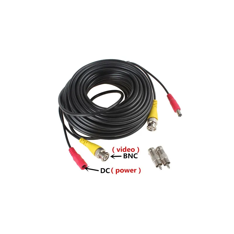 10M Bnc Extension Power Supply Cable For Dvr Cctv Camera Monitor Bnc-Dc10