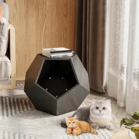 25.98 Modern Pet Furniture Cat Carrier Side Table  Multi-Functional MDF Furniture for Cats, Planter, Cement Gray, Burmese Sumac, Pet Bed, Cat Sofa