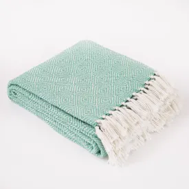 Aqua Diamond Blanket