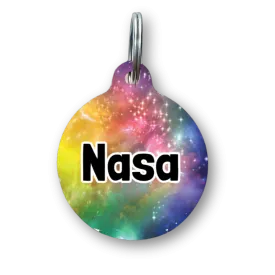 Beyond Space Circle Pet Tag