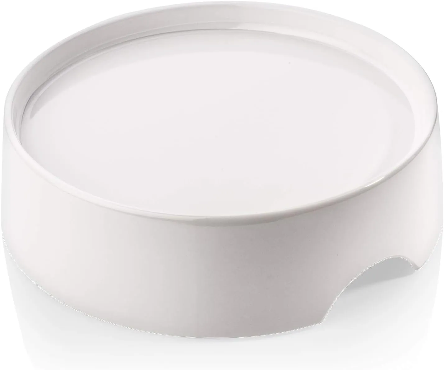 CatGuru Food Table for Cat Bowl, Non Slip Pet Feeding Station for Cat Food Bowls, Raised Stand for Food and Water Cats Bowls, Elevated Pet Feeder, Stress Free Pet Dish Stand (Marshnallow)