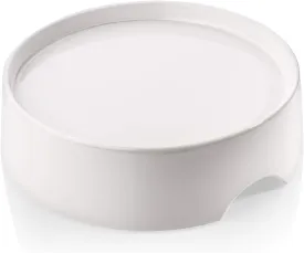 CatGuru Food Table for Cat Bowl, Non Slip Pet Feeding Station for Cat Food Bowls, Raised Stand for Food and Water Cats Bowls, Elevated Pet Feeder, Stress Free Pet Dish Stand (Marshnallow)