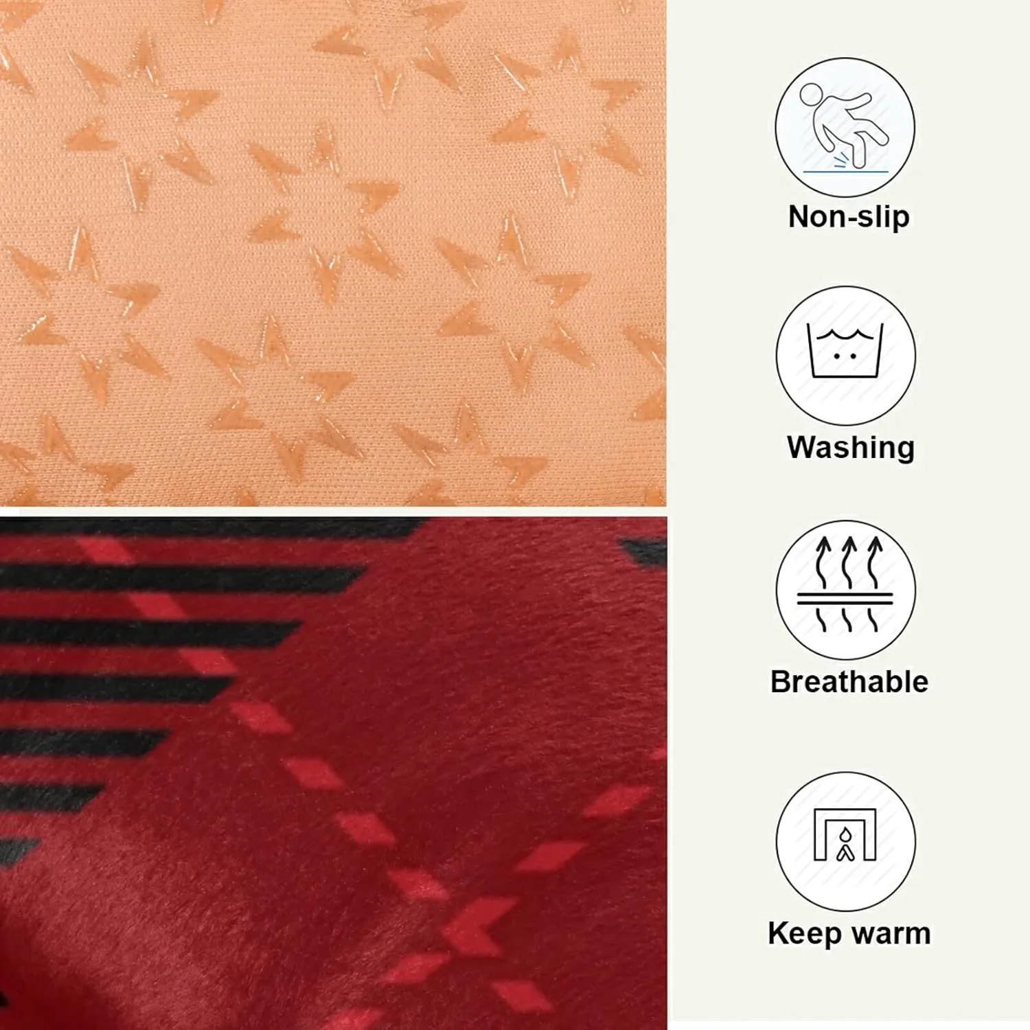 Christmas Tartan Plaid Red Dog Bed Winter Black Line Medium Pet Bed Mat Non Slip Cat Beds Pad Mats Soft Dogs Bed Pillows Pets Blanket Cushion