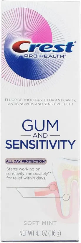Crest Toothpaste 4.1 Ounce Pro Health Sensitive and Gum (Pack of 2)