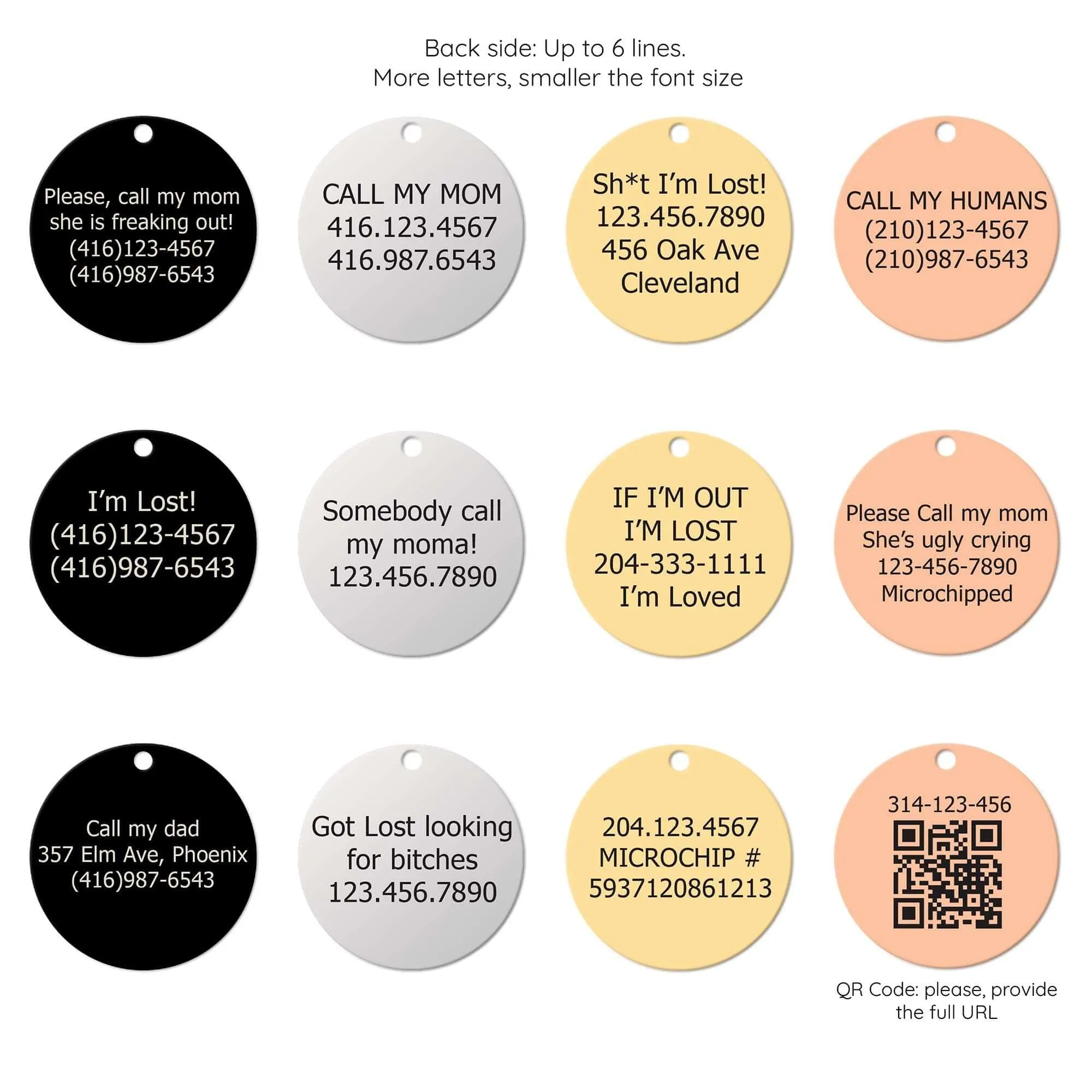 Custom Dog Tags Canada - Halloween