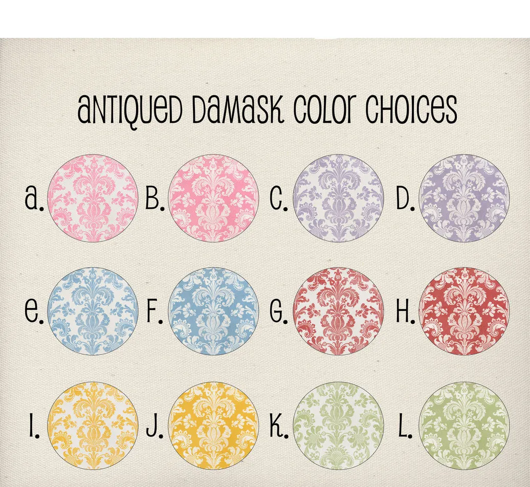Damask Pet Tag