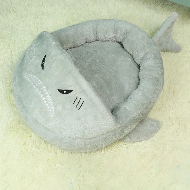 Dinosaur Shaped Semi-Closed Pet Bed