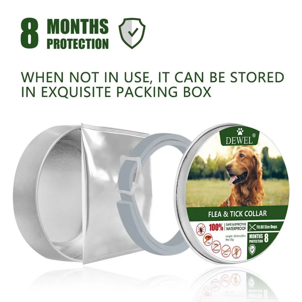 Dog Collar Anti Flea Mosquitoes Ticks Insect Herbal Pet Collar
