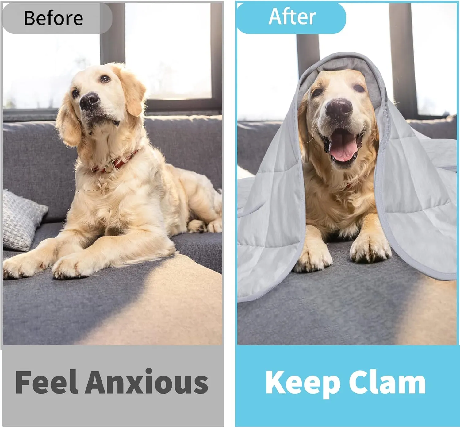 Dog Cooling Blanket, 0.4 Q-MAX Cooling Blanket For Large Dogs Washable, Cool To Touch Dog Blankets For Bed Cover, Soft Lightweight Cooling Dog Blanket Help Your Pet Sleep Well In Summer (43"55"/Grey)