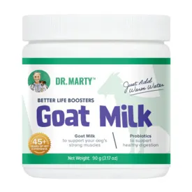Dr. Marty Dehydrated Goat Milk Better Life Boosters Dog Supplement 3.17oz