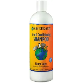 earthbath Mango Tango 2-in-1 Cat & Dog Conditioning Shampoo 16oz