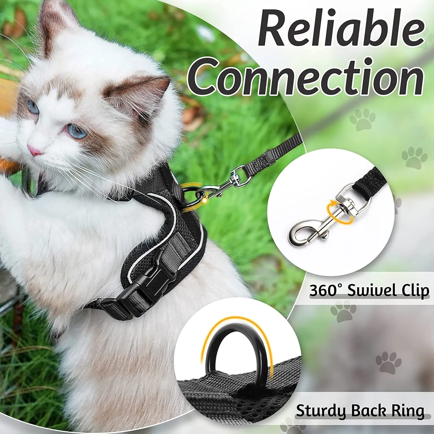 Escape-Proof Cat Harness & Leash