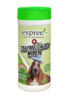 Espree Tea Tree & Aloe Wipes For Dogs ( 50 wipes )