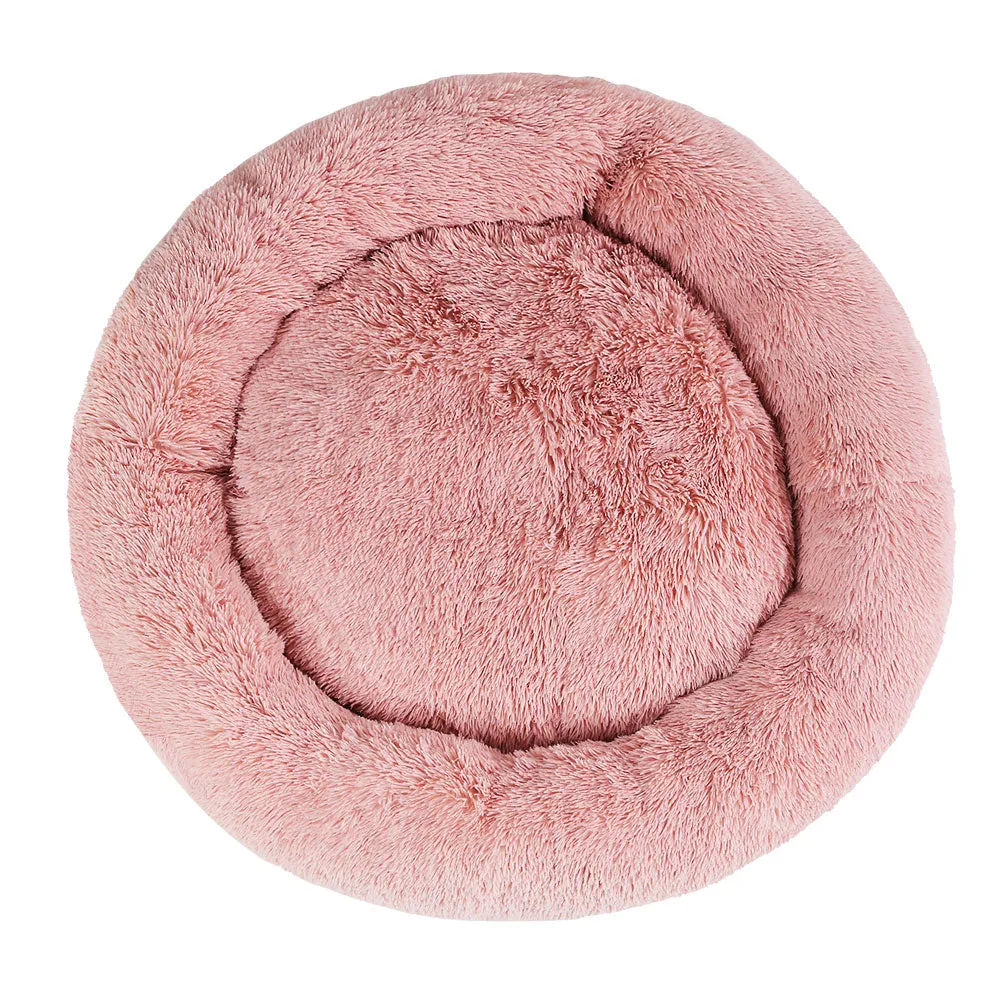Extra Large Anti-Bacterial Pink Pet Bed 110cm | i.Pet