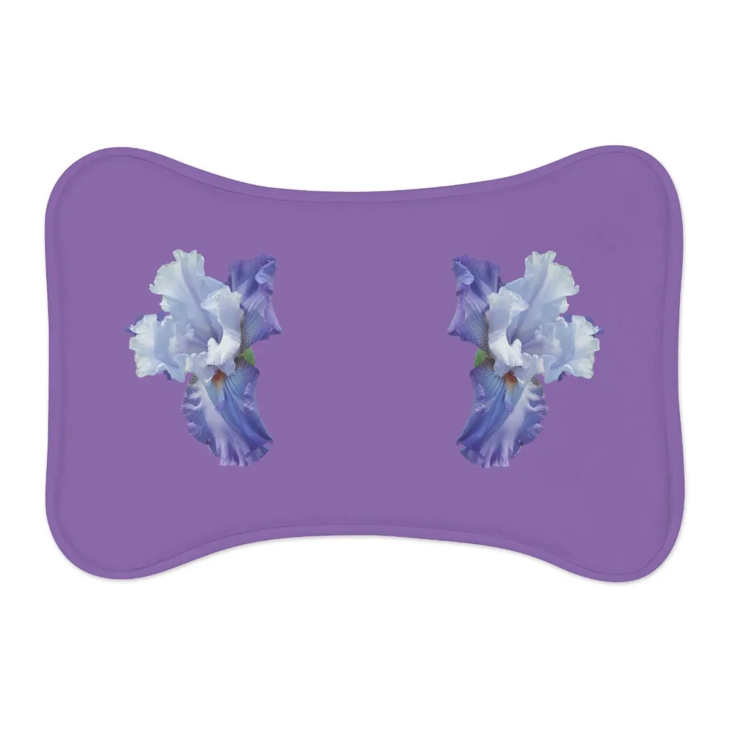 Floral "Iris" Pet Feeding Mats