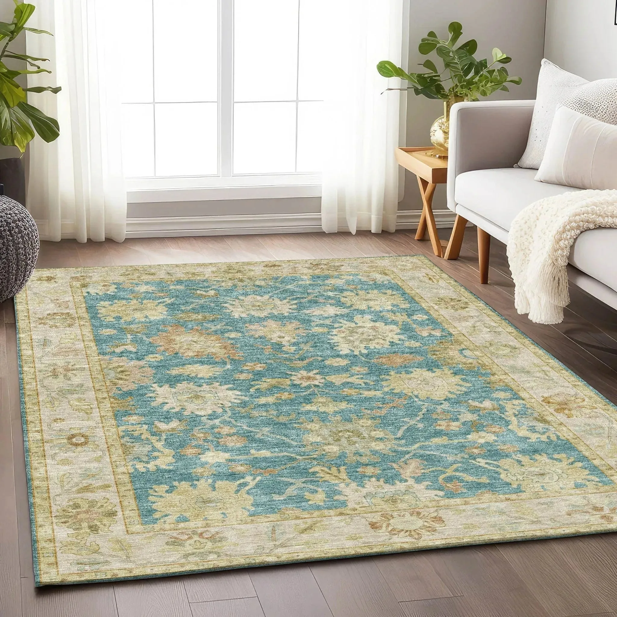 Hatay HY2 Teal Rug