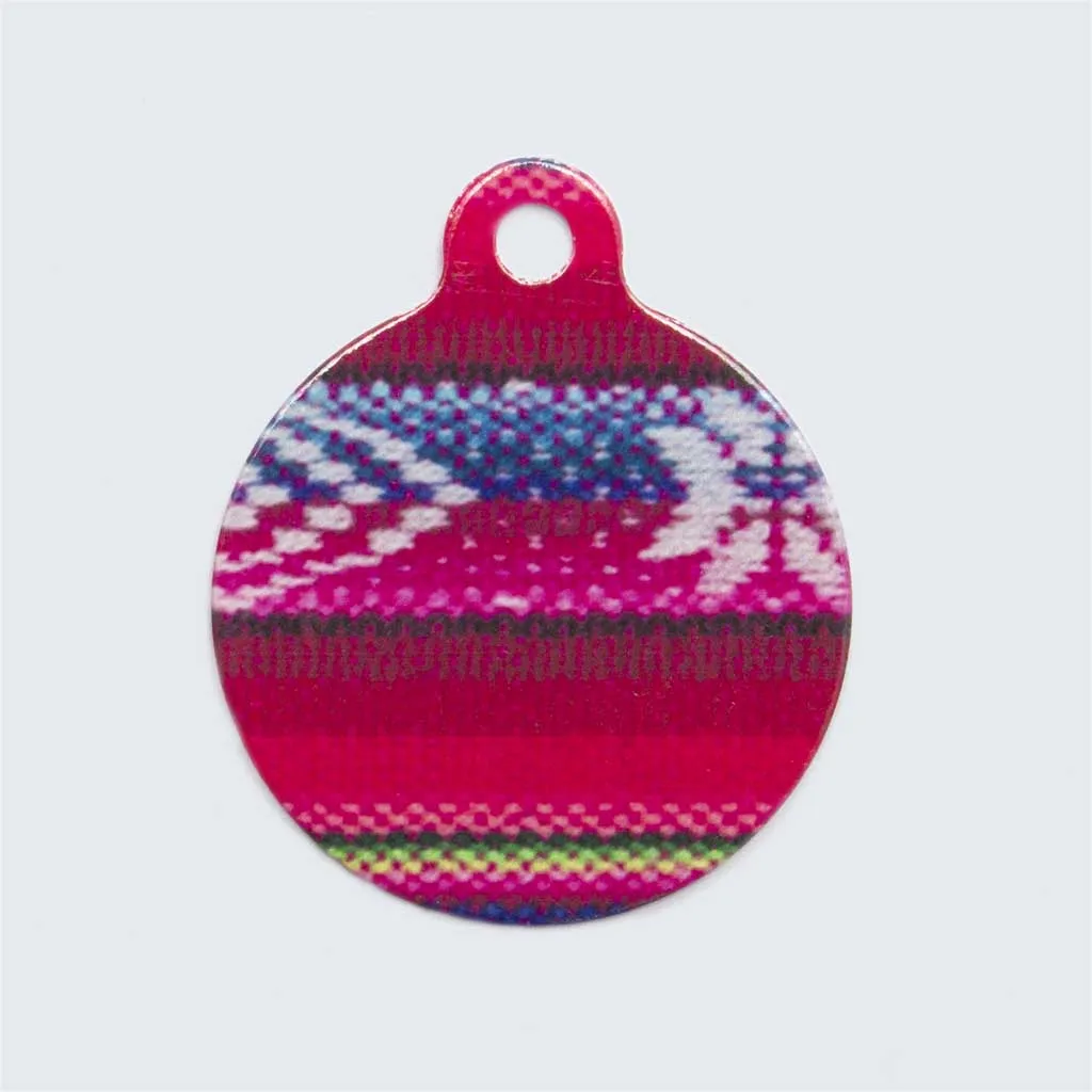 'Inca Pink' Pet Tag