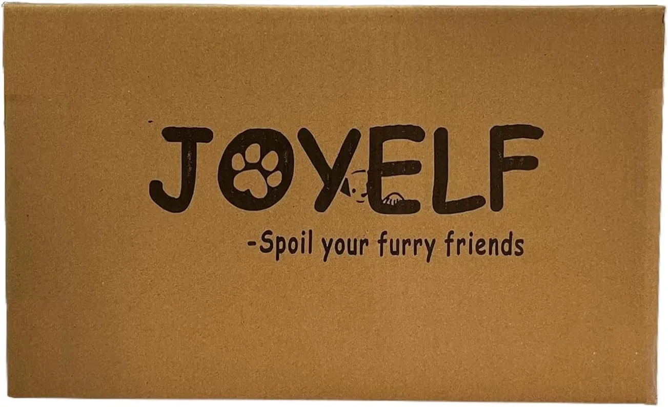 JOYELF Orthopedic Dog Bed for Medium Dogs,U-Shaped Foam Sofa Bed, Bolster Waterproof Pet Bed with Removable Washable Cover and Nonskid Bottom for Small to Medium Dogs - Coffee