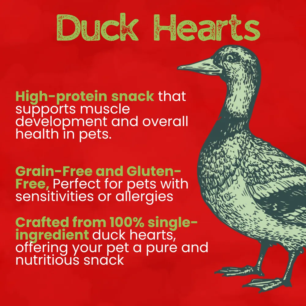 Kanu Pet Freeze Dried Duck Heart Dog Treat