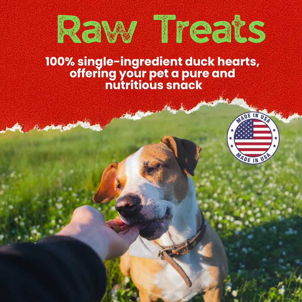 Kanu Pet Freeze Dried Duck Heart Dog Treat