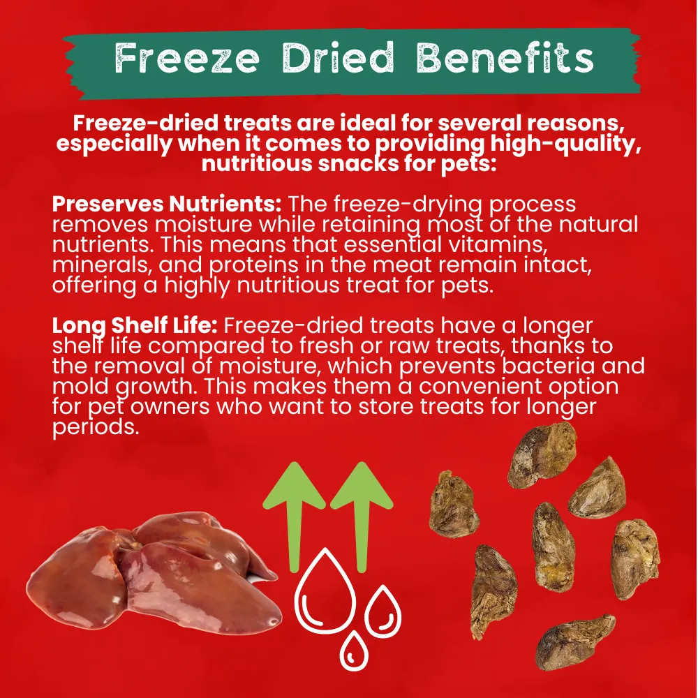 Kanu Pet Freeze Dried Duck Heart Dog Treat