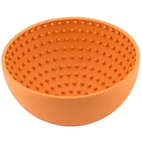 LickiMat® Orange Wobble™ Bowl For Dogs