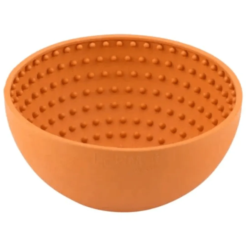 LickiMat Wobble Slow Feeder for Dogs (Orange)