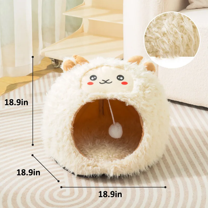 Little Sheep Pet Nest Bed
