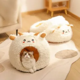 Little Sheep Pet Nest Bed