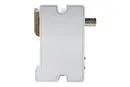 Lorex ACVTR Coaxial-to-Ethernet Converter Transmitter for PoE Cameras, White