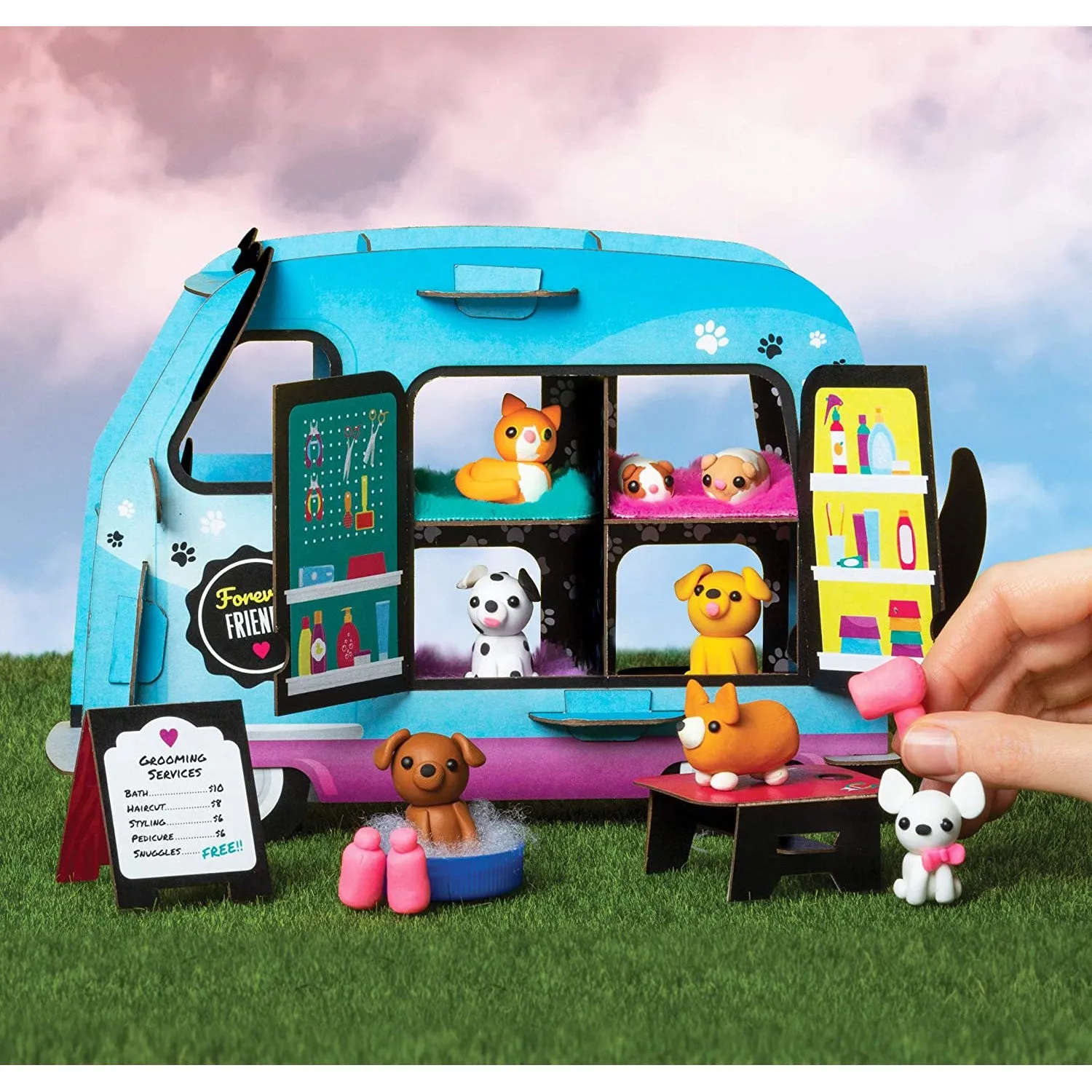 Mini Clay World Pet Adoption Truck