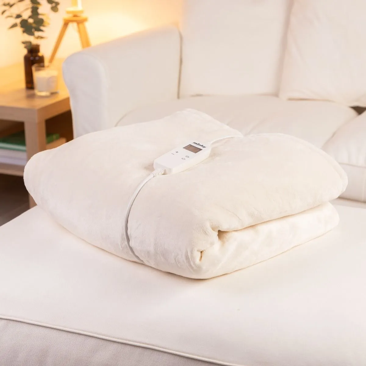 Minky Luxury Heated Throw - Medium