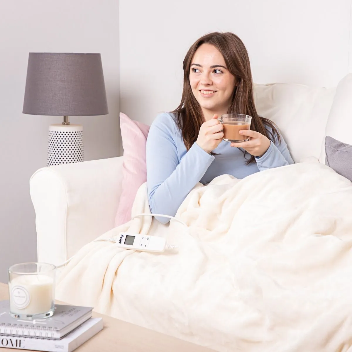 Minky Luxury Heated Throw - Medium