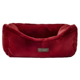 Nandog Pet Gear Cloud Burgundy Super Soft Luxe Reversible Bed