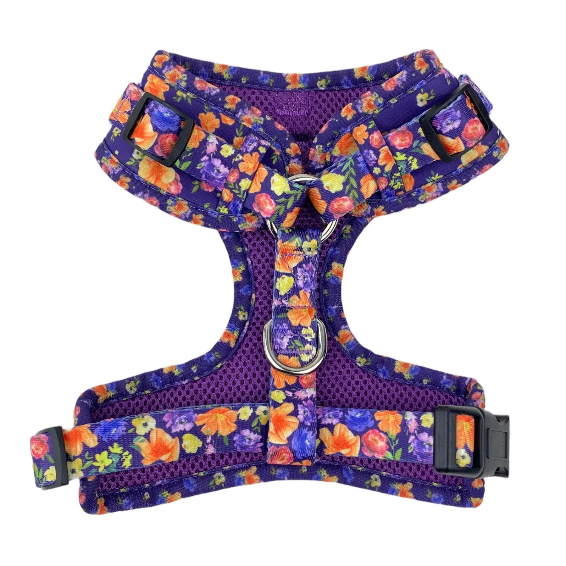 No Pull Cat & Dog Harness  - Purple Poppies