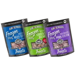 Northwest Naturals Raw Frozen Pork Liver Dog and Cat Treats 12 oz
