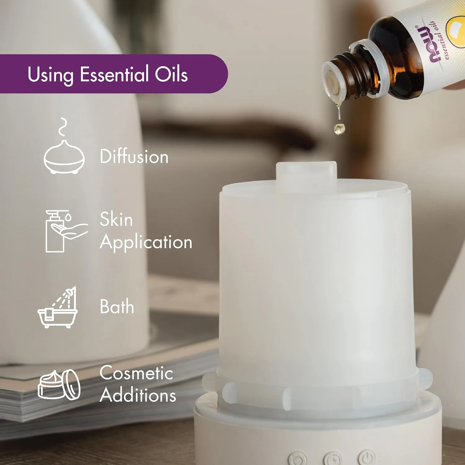 NOW Essential Oils, Mind That Energy Roll On, Non-GMO Project Verified, Focusing Blend, Steam Distilled, Topical Aromatherapy, 10-mL