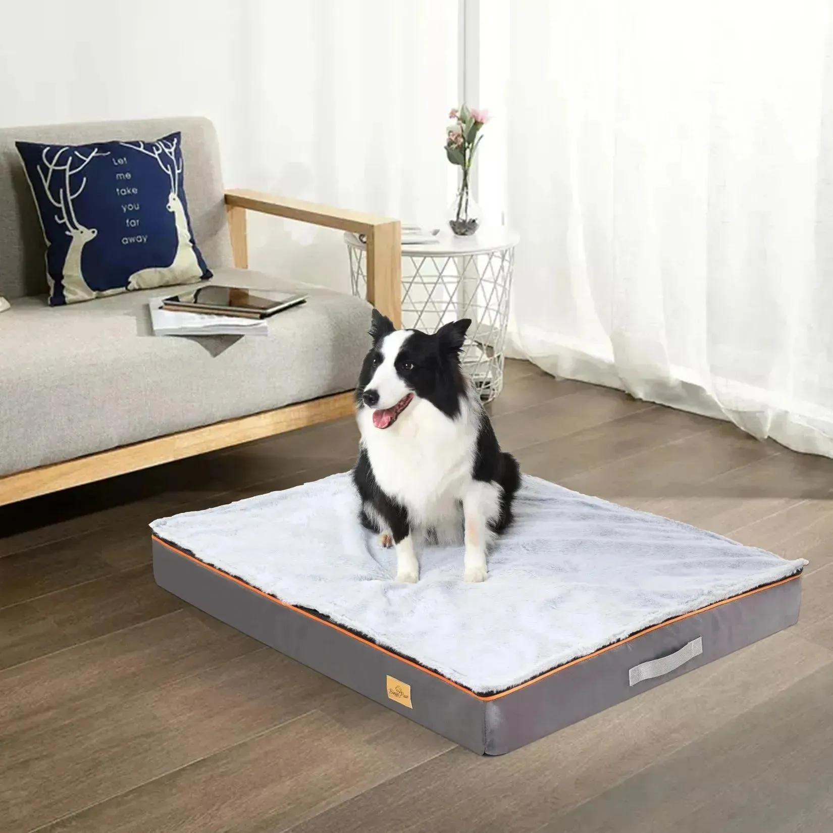 Orthopedic Dog Bed – Washable Foam Cushion Pillow