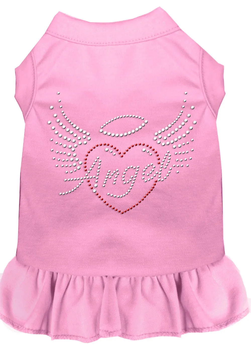 Pet Dog & Cat Dress Rhinestone, "Angel Heart"