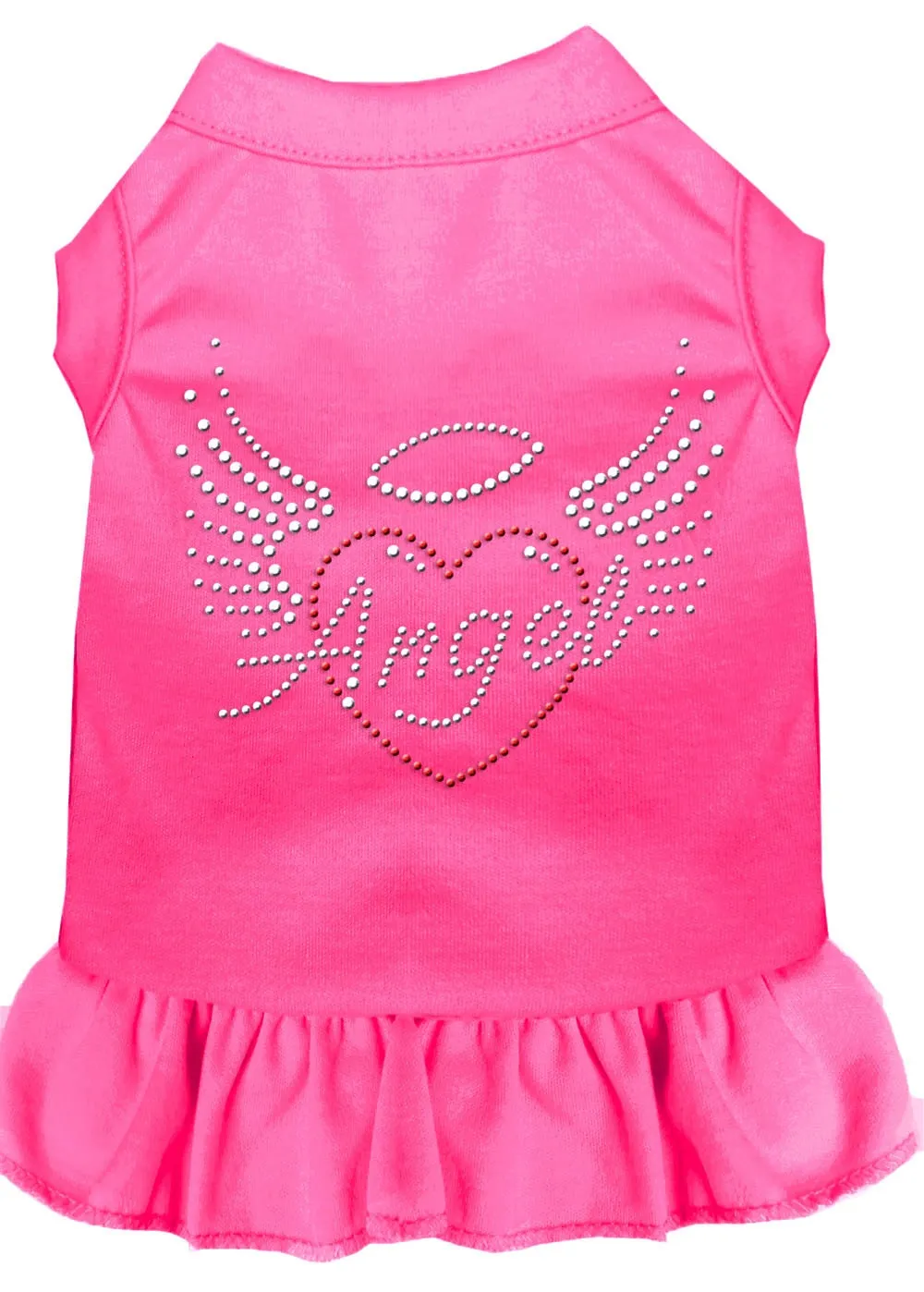 Pet Dog & Cat Dress Rhinestone, "Angel Heart"