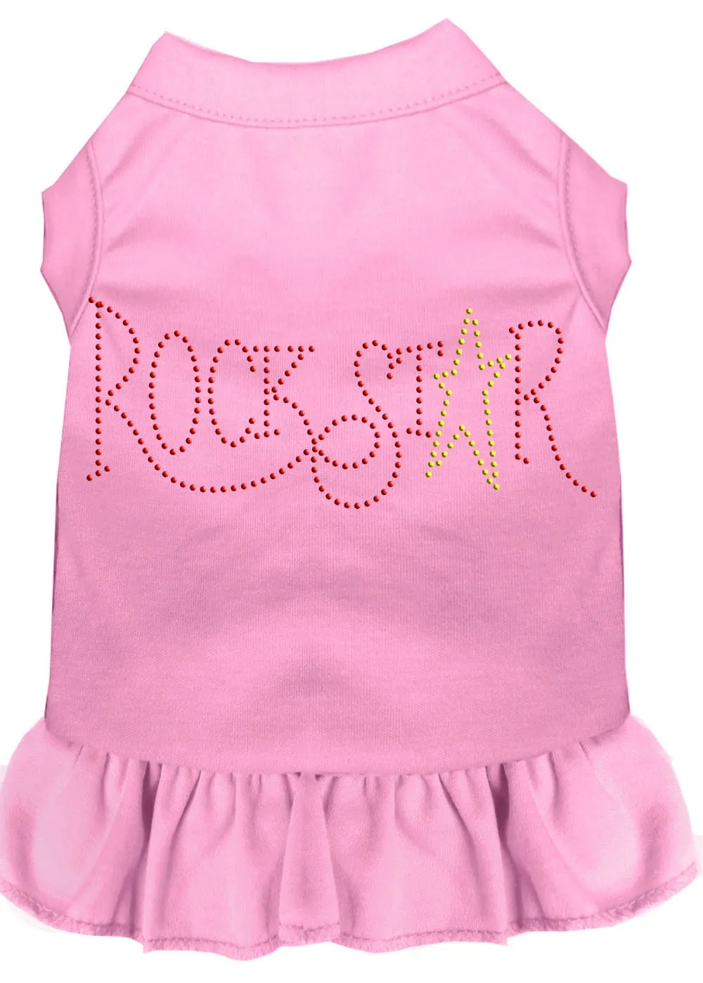 Pet Dog & Cat Dress Rhinestone, "RockStar"