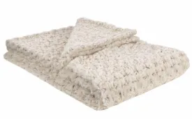 Pet / Dog Blanket - Rosebud Faux Fur