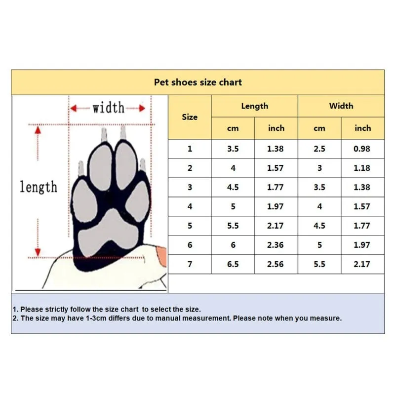 Pet Dog shoes Waterproof Anti-slip boots 4pcs/set (Many Different Colors and Styles) Fast Shipment