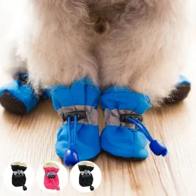Pet Dog shoes Waterproof Anti-slip boots 4pcs/set (Many Different Colors and Styles) Fast Shipment
