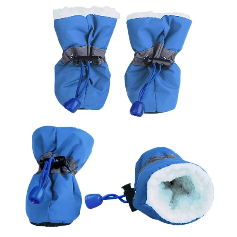 Pet Dog shoes Waterproof Anti-slip boots 4pcs/set (Many Different Colors and Styles) Fast Shipment