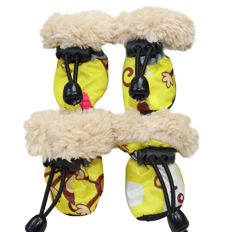 Pet Dog shoes Waterproof Anti-slip boots 4pcs/set (Many Different Colors and Styles) Fast Shipment