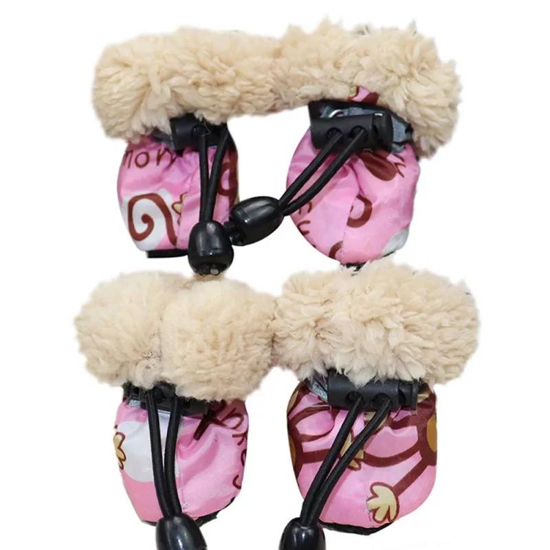 Pet Dog shoes Waterproof Anti-slip boots 4pcs/set (Many Different Colors and Styles) Fast Shipment