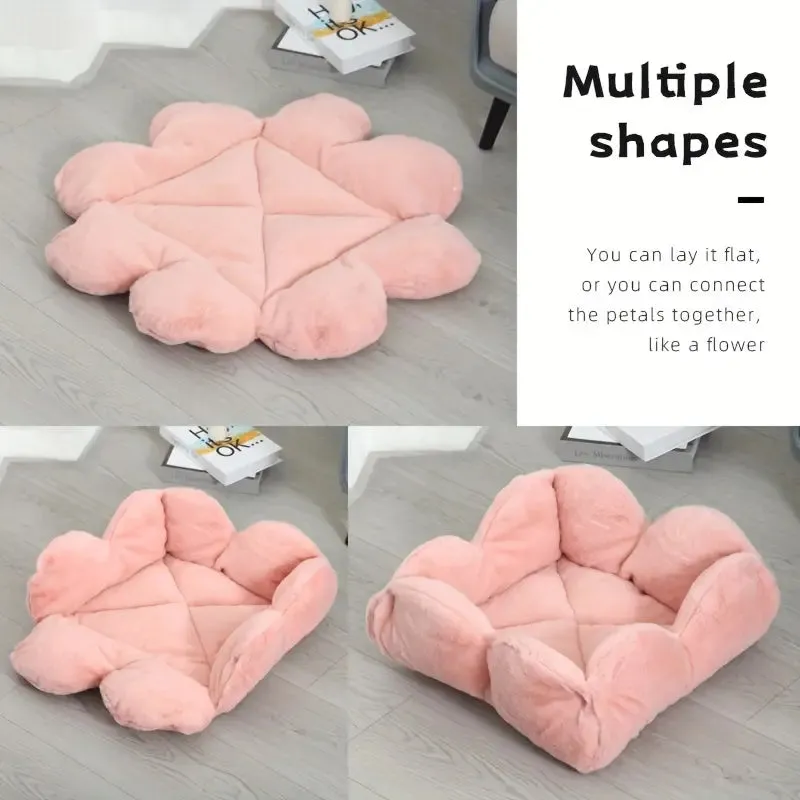 Pink Changeable Flower Cat Bed