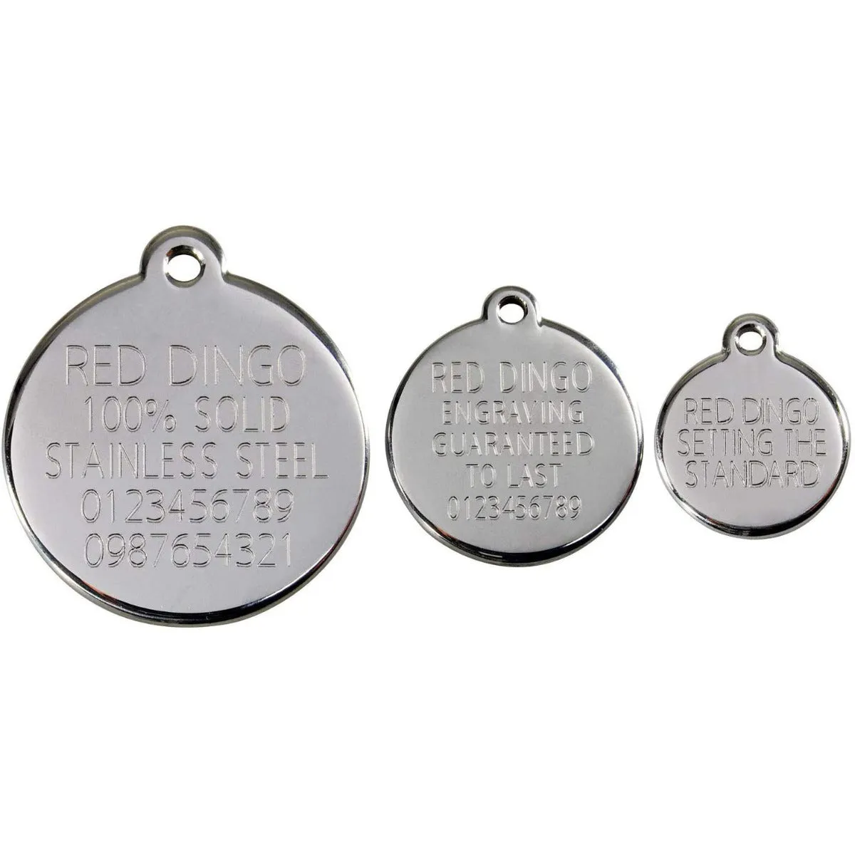 Red Dingo Diamante Bird Pet ID Cat Tags