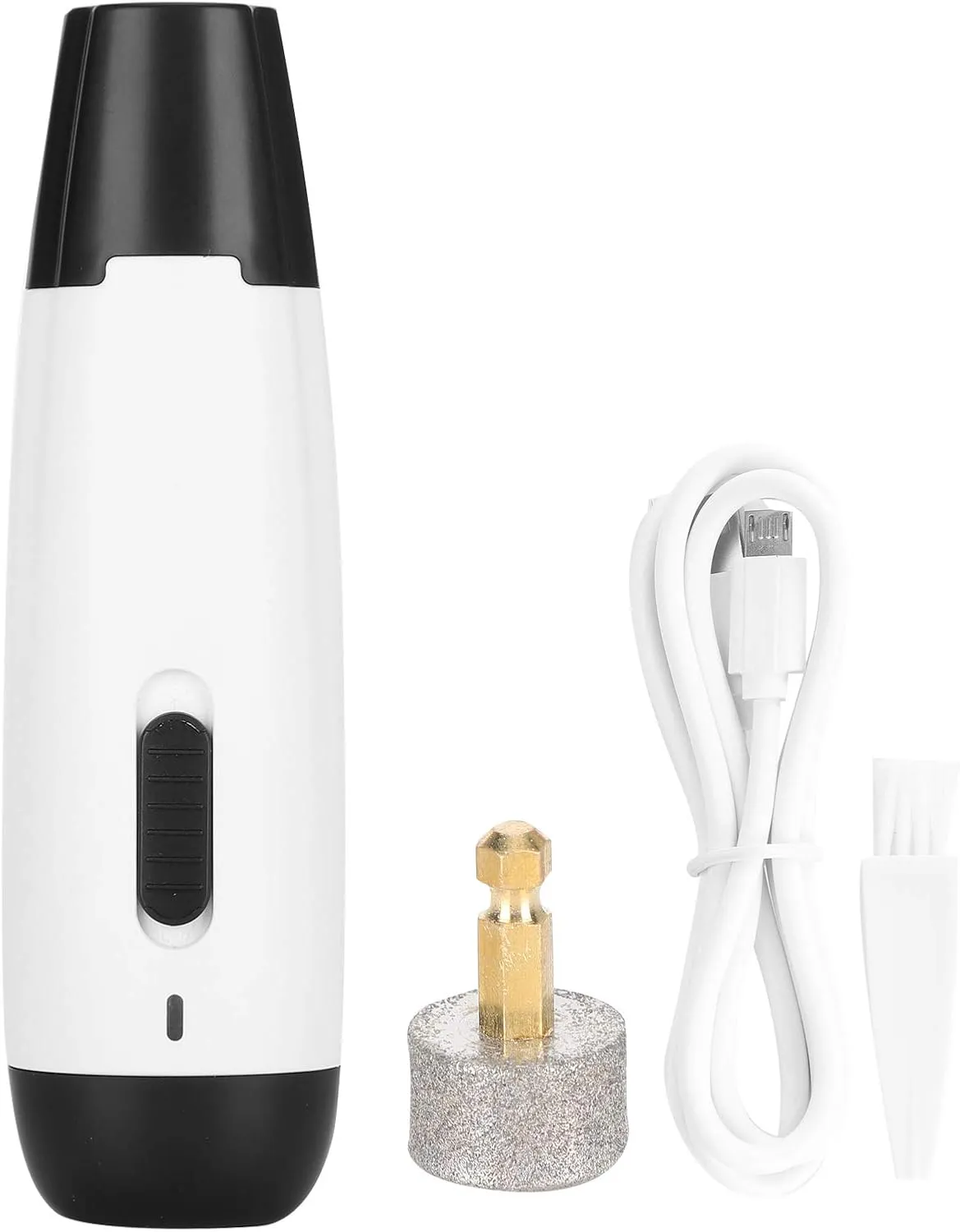 Restokki Electric Dog Cat Nail Grinder Clippers Rechargeable Pet Nail Trimmer Low Noise